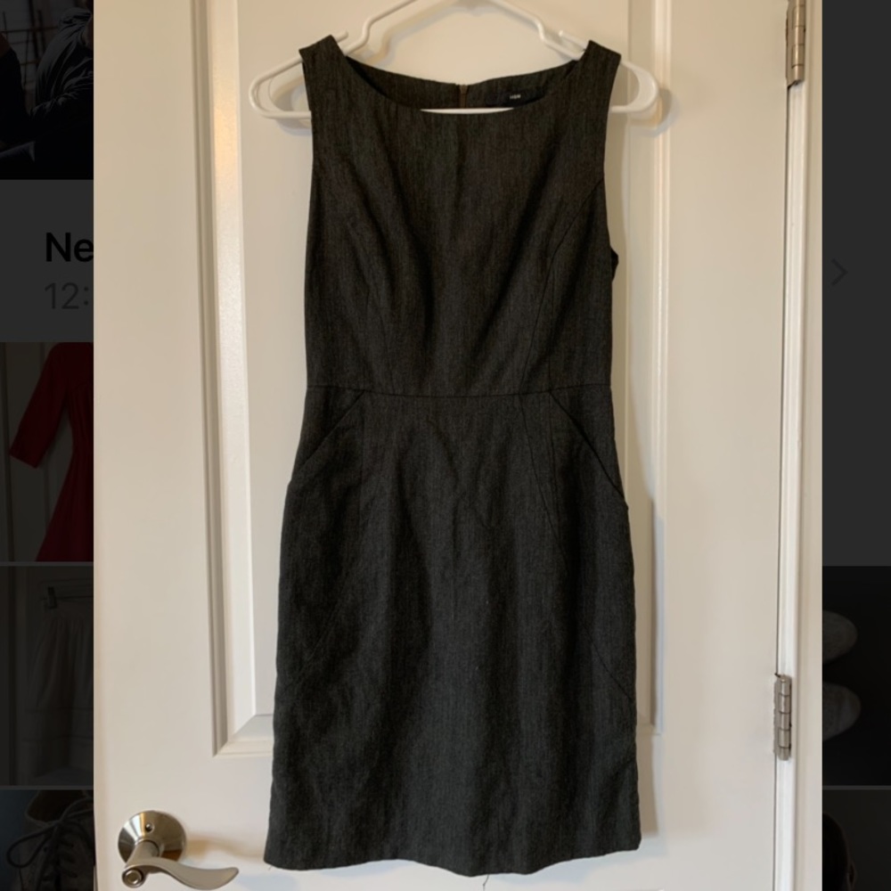 Grey sleeveless dress